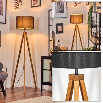 Soungou floor lamp Ecru, black, 1-light source