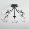 Koyoto ceiling light, globe light 52 cm clear, 5-light sources