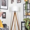 Soungou floor lamp Ecru, black, 1-light source