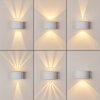 WINDHOEK Outdoor Wall Light LED white, 2-light sources