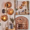 Ripoll globe light, wall light gold, black, 3-light sources