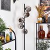 Ripoll floor lamp chrome, Smoke-coloured, 5-light sources