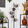 Ripoll floor lamp chrome, Smoke-coloured, 5-light sources