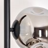 Ripoll floor lamp chrome, Smoke-coloured, 5-light sources