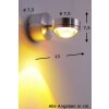 Harare wall light LED aluminium, 1-light source