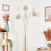 Bongal floor lamp brass, black, 3-light sources
