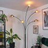 Nikkala floor lamp black, 5-light sources
