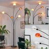 Nikkala floor lamp black, 5-light sources