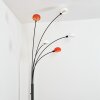 Nikkala floor lamp black, 5-light sources