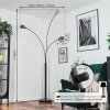 Nikkala floor lamp black, 3-light sources