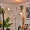 Nikkala floor lamp black, 3-light sources