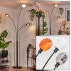 Nikkala floor lamp black, 3-light sources