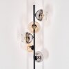 Koyoto floor lamp 31 cm Amber, clear, Smoke-coloured, 5-light sources