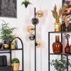 Koyoto floor lamp 31 cm Amber, chrome, Smoke-coloured, 5-light sources
