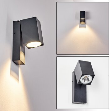 Hilton Outdoor Wall Light anthracite, 1-light source