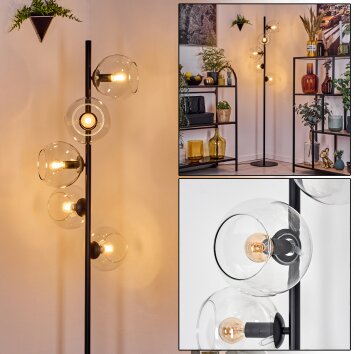 Koyoto floor lamp 31 cm clear, 5-light sources