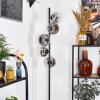 Koyoto floor lamp 31 cm chrome, clear, Smoke-coloured, 5-light sources