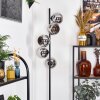 Koyoto floor lamp 31 cm chrome, Smoke-coloured, 5-light sources