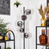 Koyoto floor lamp 31 cm chrome, Smoke-coloured, 5-light sources