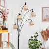 Sabadim floor lamp black, 5-light sources