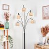 Cavaca floor lamp black, 5-light sources