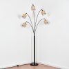 Bongal floor lamp black, 5-light sources