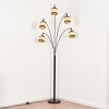 Chellas floor lamp black, 5-light sources