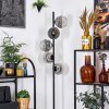 Ripoll floor lamp chrome, clear, Smoke-coloured, 5-light sources