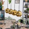 Ripoll hanging light, globe light, pendant light gold, 4-light sources