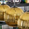 Koyoto hanging light, globe light, pendant light gold, 4-light sources