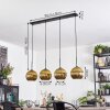 Koyoto hanging light, globe light, pendant light gold, 4-light sources