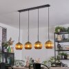 Koyoto hanging light, globe light, pendant light gold, 4-light sources