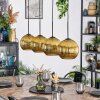 Koyoto hanging light, globe light, pendant light gold, 4-light sources