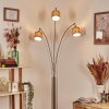 Bongal floor lamp matt nickel, black, 3-light sources