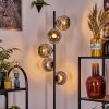 Ripoll floor lamp chrome, Smoke-coloured, 5-light sources