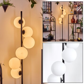 Gastor floor lamp white, 6-light sources
