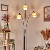 Bassagoda floor lamp black, 3-light sources