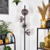 Koyoto floor lamp chrome, clear, Smoke-coloured, 4-light sources