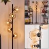 Koyoto floor lamp Amber, clear, 5-light sources