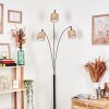 Bongal floor lamp chrome, black, 3-light sources