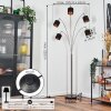 Alsen floor lamp matt nickel, black, 5-light sources