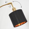 Alsen floor lamp brass, black, 5-light sources