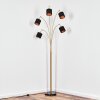 Alsen floor lamp brass, black, 5-light sources
