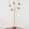 Granja floor lamp brass, black, 5-light sources