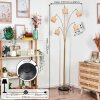 Cavaca floor lamp brass, black, 5-light sources