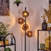 Ripoll floor lamp coppery, 4-light sources