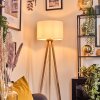 Soungou floor lamp Light wood, white, 1-light source