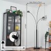 Nikkala floor lamp black, 3-light sources