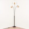 Lindberg floor lamp chrome, black, 3-light sources