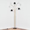 Bassagoda floor lamp brass, black, 5-light sources